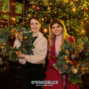 Wreath Making at O'Connell's with Schweppes