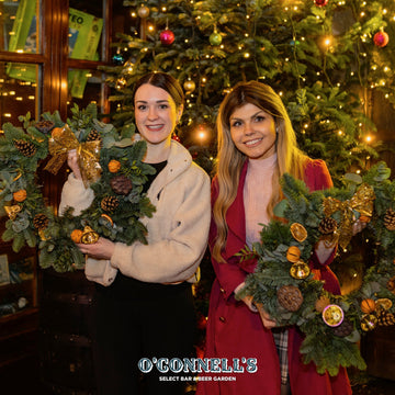 Wreath Making at O'Connell's with Schweppes